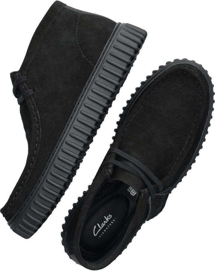 CLARKS ORIGINALS Clarks Veterschoenen Heren Torhill Hi Heren Maat: 42 Materiaal: Suède Kleur: Zwart - Foto 5