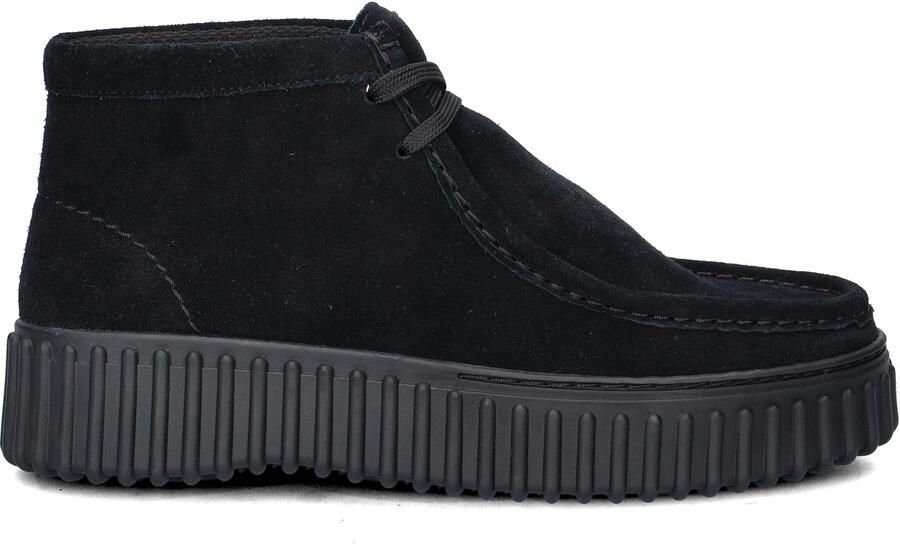 CLARKS ORIGINALS Zwarte Clarks Veterschoenen Torhill Moss Dames - Foto 6