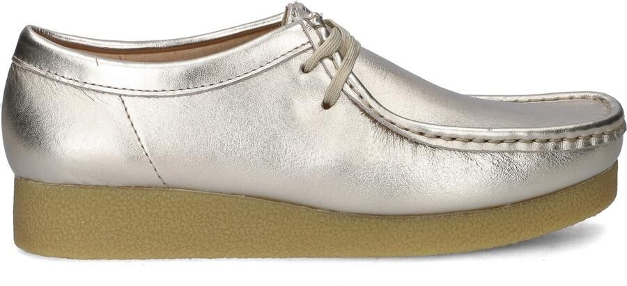 Clarks WallabeeEVOSh Dames Veterschoenen Gold Leather - Foto 3