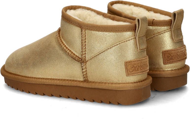 Colors of California dames gevoerde boot Goud - Foto 4