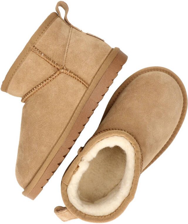 Colors of California gevoerde suède enkelboots beige Meisjes Suede 31 - Foto 4