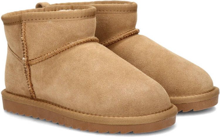 Colors of California gevoerde suède enkelboots beige Meisjes Suede 31 - Foto 3