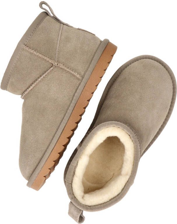 Colors of California suède enkelboots taupe Bruin Jongens Suede Effen 35 - Foto 3