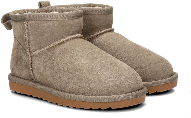 Colors of California suède enkelboots taupe Bruin Jongens Suede Effen 35 - Foto 4