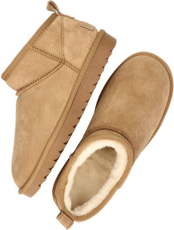 Colors of California Bruin Leren Platte Schoenen Yw0078 Model Brown Dames - Foto 10