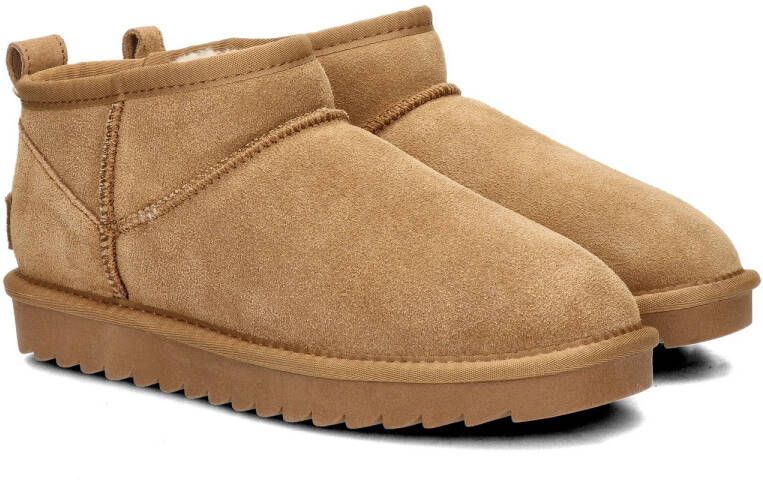 Colors of California Bruin Leren Platte Schoenen Yw0078 Model Brown Dames - Foto 8