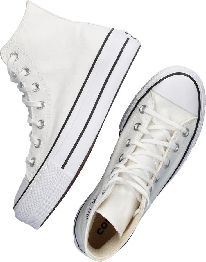 Converse Chuck Taylor All Star Platform High Leather Dames Schoenen White Textil Foot Locker - Foto 4