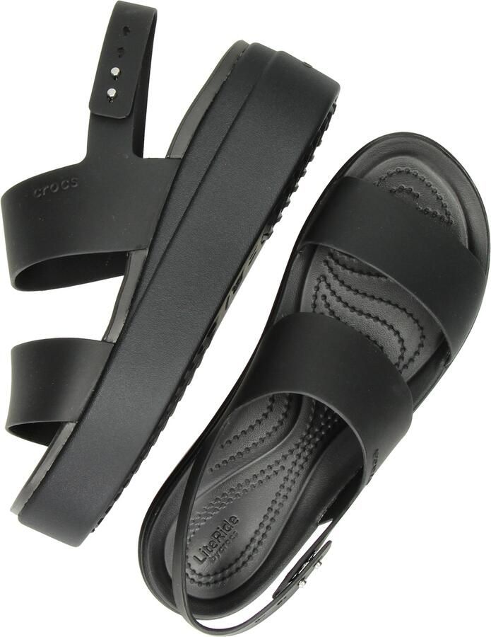Crocs Sleehaksandaaltjes Brooklyn Low Wedge zomerschoen sandaal sleehak met modieuze plateauzool - Foto 12