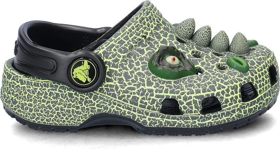 Crocs Im Scary Dino Serie Kinderklomp Ventilatiegaatjes Croslite™ Materiaal Zwart - Foto 3