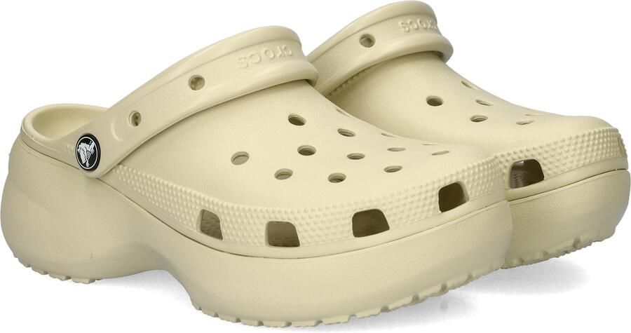 Crocs Classic Platform Sandalen & Slides Schoenen bone maat: 36 37 beschikbare maaten:36 37 38 39 40 41 42 - Foto 12