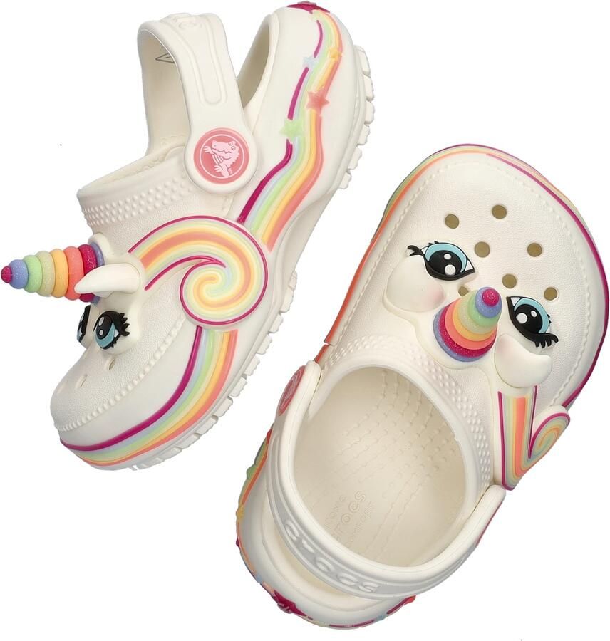 Crocs Classic Unicorn Lights Clog Infant Wit Kind Wit - Foto 2