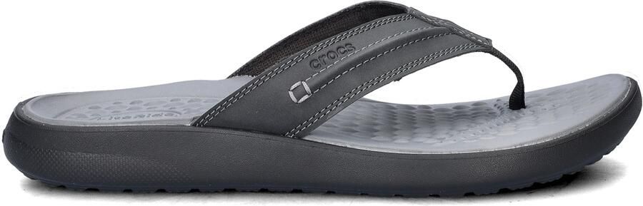 Crocs Teenslippers Yukon Vista II Flip Sandaal zomerschoen met decoratieve stiksel