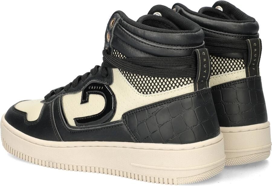 Cruyff Beige High Top Sneakers met Zwarte Accenten Black Heren - Foto 9