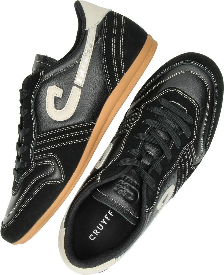 Cruyff Indoor Classic leren sneakers zwart - Foto 5