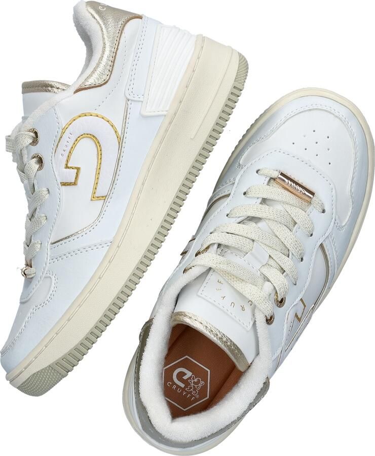 Cruyff Junior Campo Low Kid Lage sneakers Leren Sneaker Meisjes Wit - Foto 4