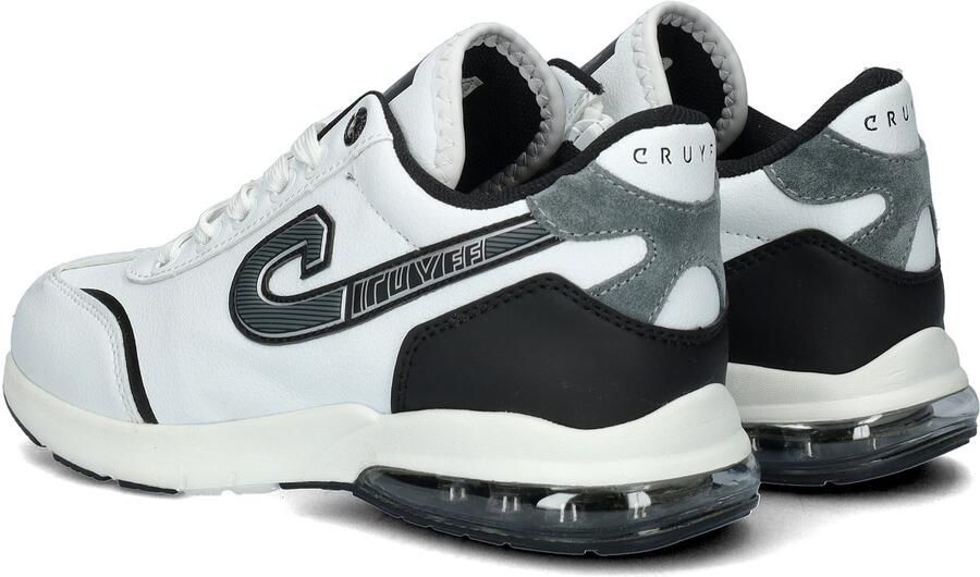 Cruyff Flash Runner sneakers wit zwart Jongens Imitatieleer Meerkleurig 35 - Foto 2