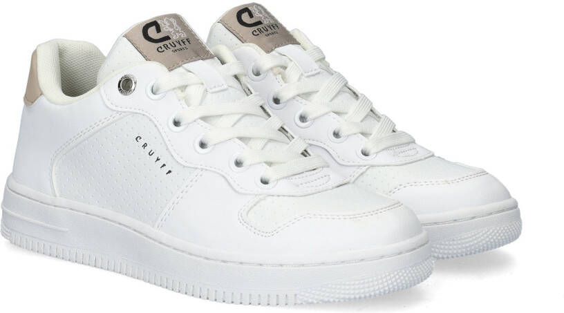 Cruyff Indoor Royal sneakers wit Jongens Imitatieleer Meerkleurig 33 - Foto 4