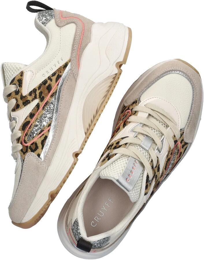 Cruyff Madina Bold beige zilver sneakers dames (C ) - Foto 4
