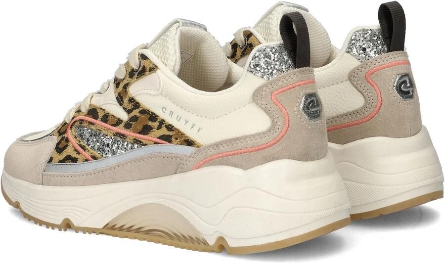 Cruyff Madina Bold beige zilver sneakers dames (C ) - Foto 6