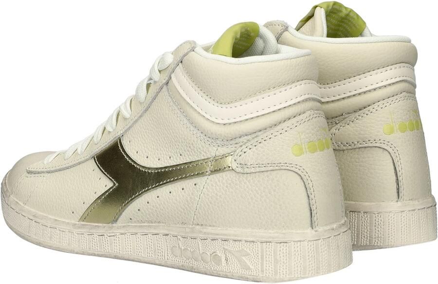 Diadora Game L High Waxed Metal Wn Sneakers Leren Sneaker Dames Wit - Foto 7