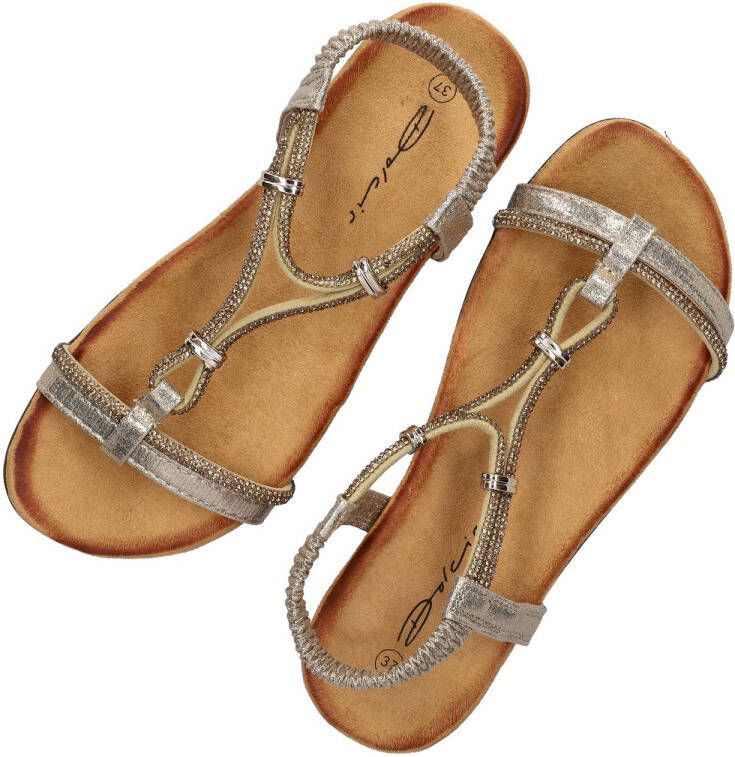 Dolcis dames sandaal Goud - Foto 5