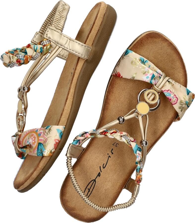 Dolcis sandalen goud