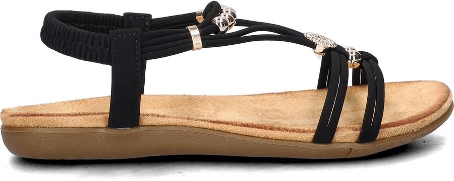 Dolcis suèdelook sandalen zwart - Foto 3