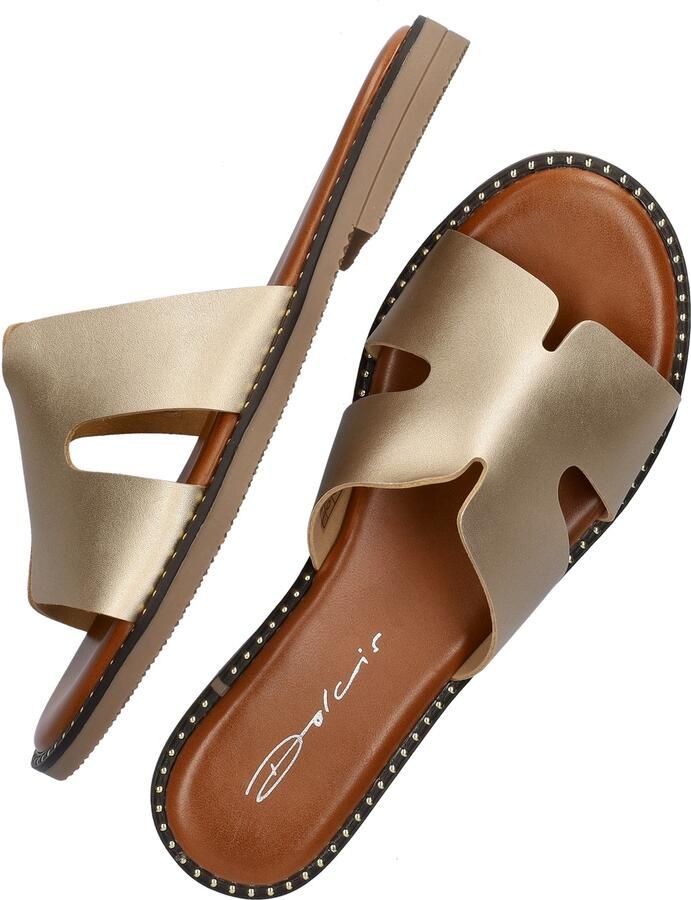 Dolcis slippers goud - Foto 3