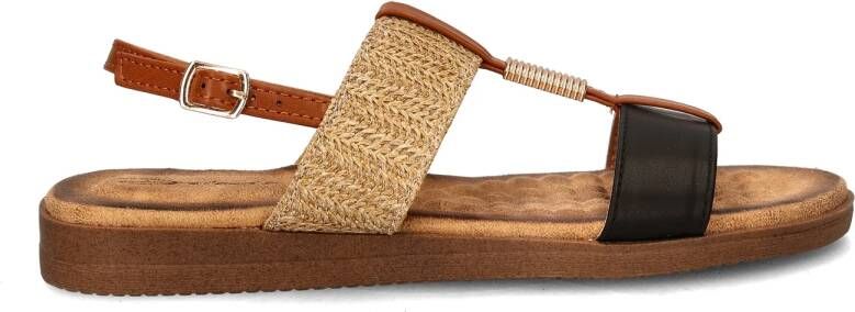 Dolcis sandalen beige zwart - Foto 2