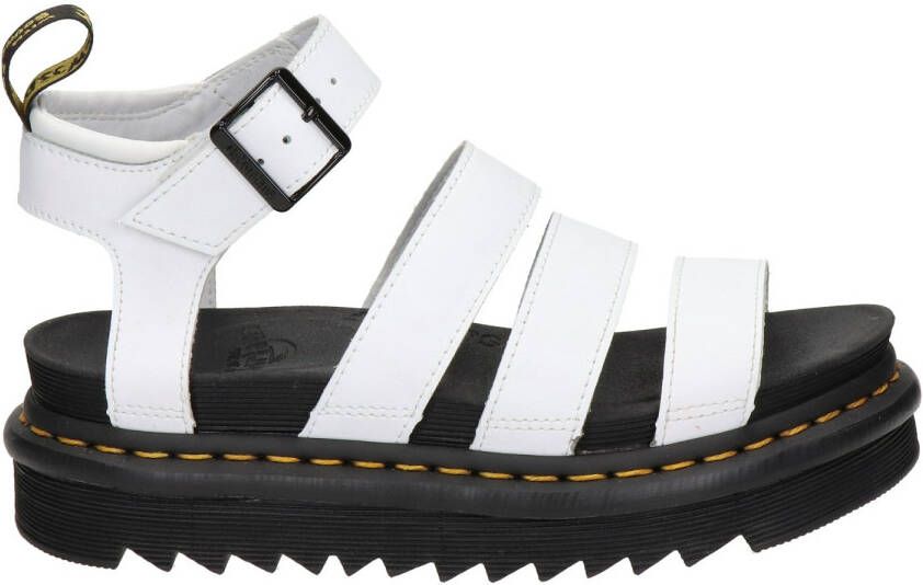 Dr Martens Blaire Softy T Multi Strap Platform Sandals Dr. Martens Wit Dames