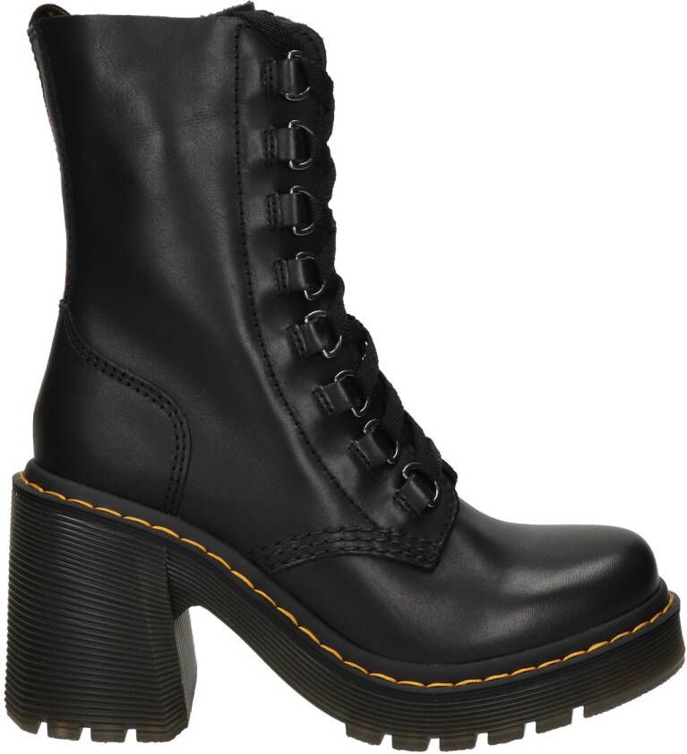 Dr. Martens Zwarte dameslaarzen met middelhoge hak en veters Zwart Dames - Foto 5