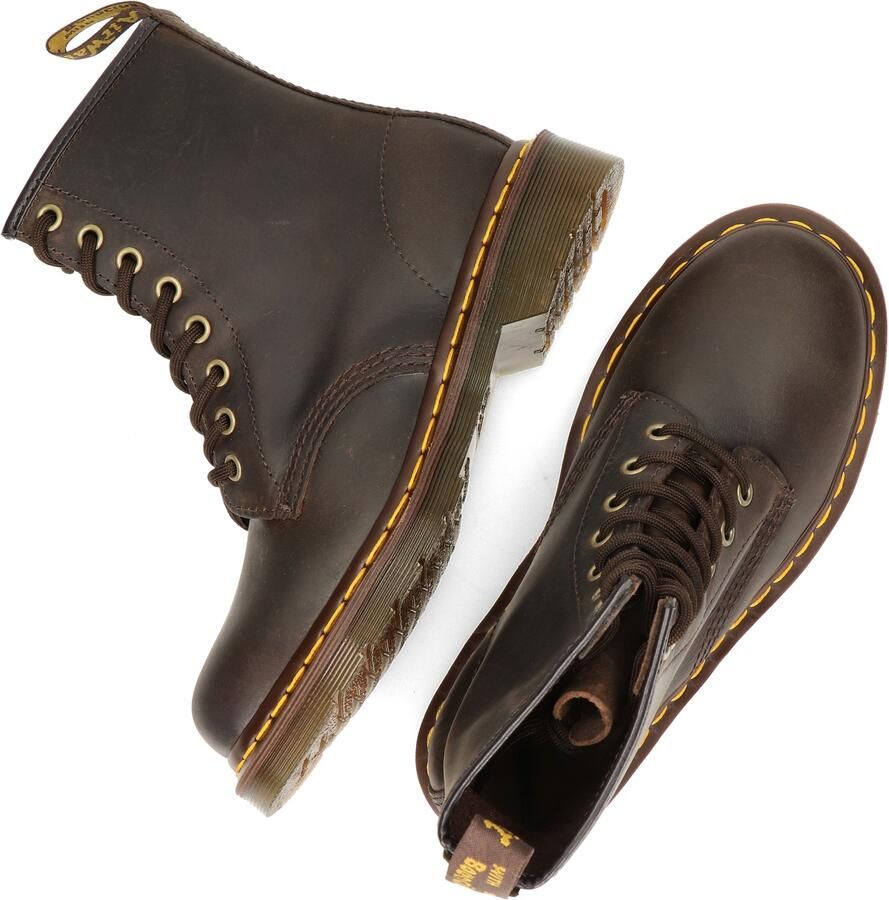 Dr Martens Dr. Martens 1460 J Gaucho Wildhorse Lamper leren veterboots donkerbruin - Foto 14