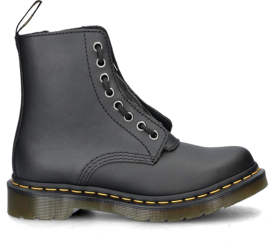 Dr Martens Dr. martens 1460 Pascal Front Zip Dames Veterboots Mat Zwart - Foto 5