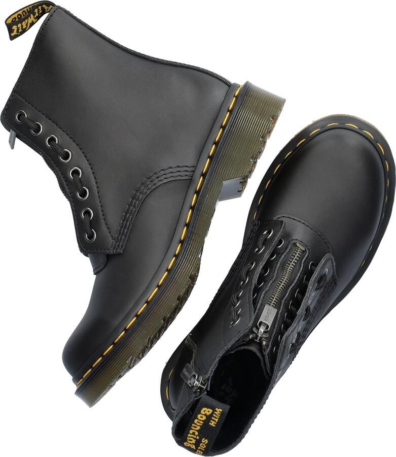 Dr Martens Dr. martens 1460 Pascal Front Zip Dames Veterboots Mat Zwart - Foto 5