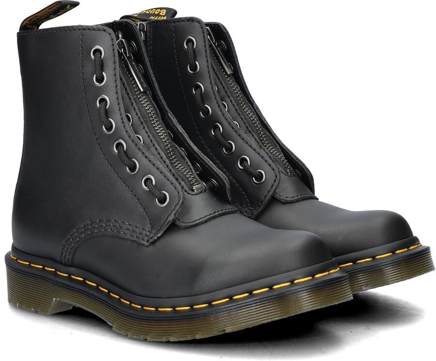 Dr Martens Dr. martens 1460 Pascal Front Zip Dames Veterboots Mat Zwart - Foto 7