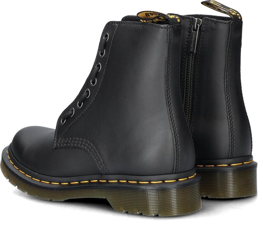 Dr Martens Dr. martens 1460 Pascal Front Zip Dames Veterboots Mat Zwart - Foto 6