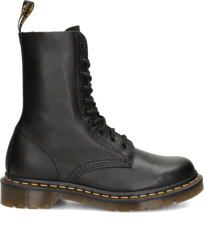 Dr. Martens 1490 BLACK VIRGINIA Volwassenen VeterlaarzenHalf-hoge schoenen Zwart - Foto 5