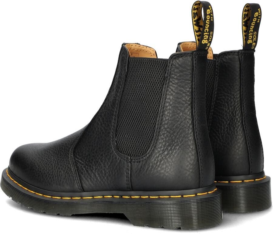 Dr. Martens Zwarte leren enkellaarzen met elastische sluiting Black Heren - Foto 16