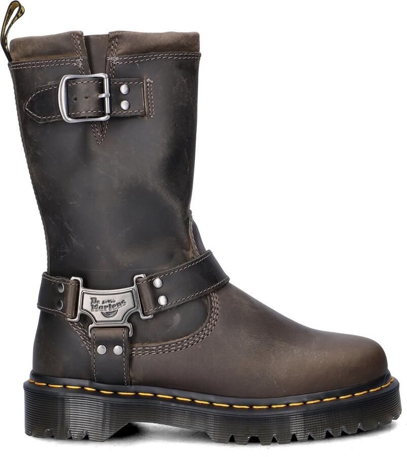 Dr. Martens Dr Martens Anistone Hi Laarzen Grijs Man Vrouw - Foto 2