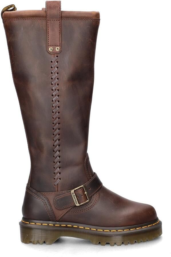 Dr. Martens ANISTONE BKR HIGH LEG BOOT Lange laarzenDames laarzen Bruin - Foto 6
