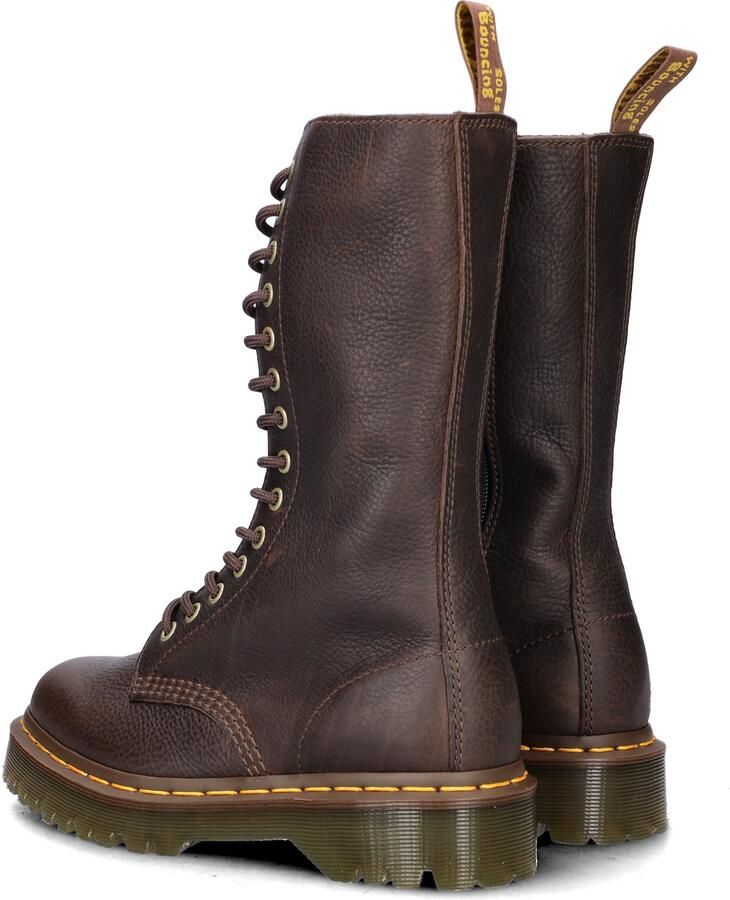 Dr. Martens dameslaarzen met veters donkerbruin - Foto 5