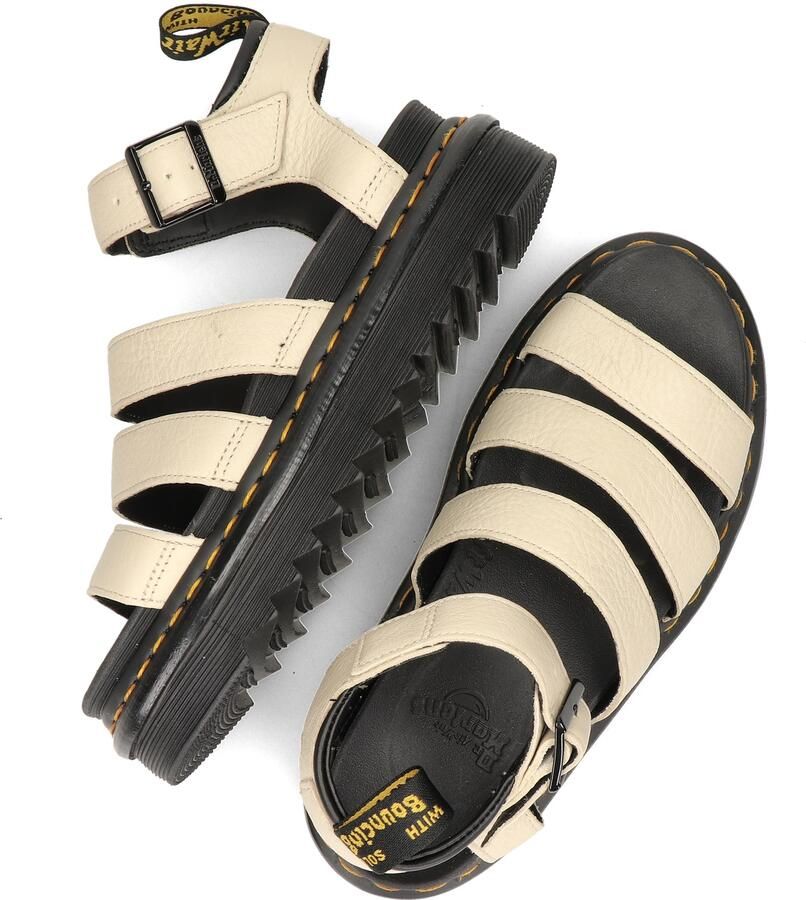 Dr. Martens Beige Sandaal van Textuurleer met Verstelbare Enkelband Beige Dames - Foto 18