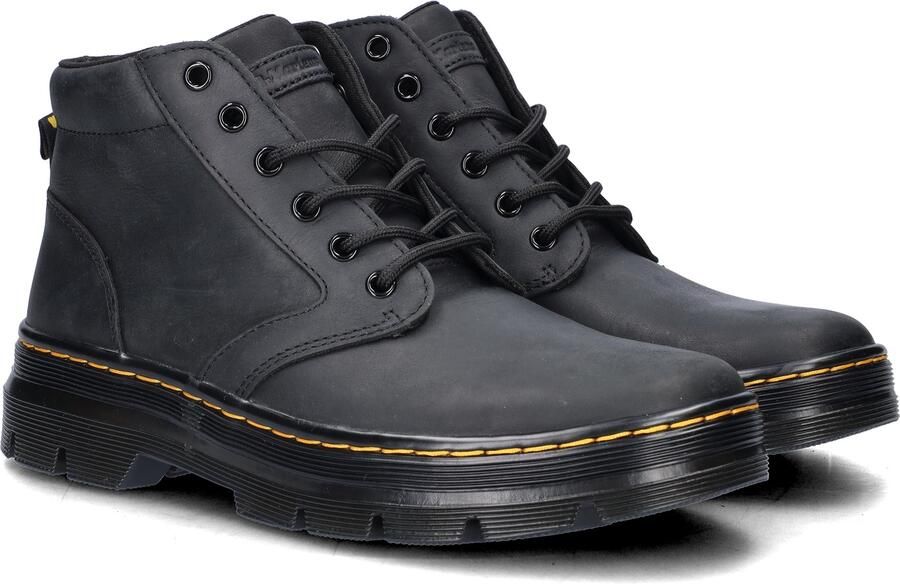 Dr. Martens BONNY LEATHER BLACK Vrije tijd half-hoogHeren veterschoenHeren sneakers Zwart - Foto 4