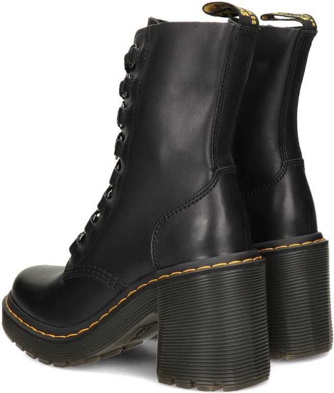 Dr. Martens Zwarte dameslaarzen met middelhoge hak en veters Zwart Dames - Foto 3