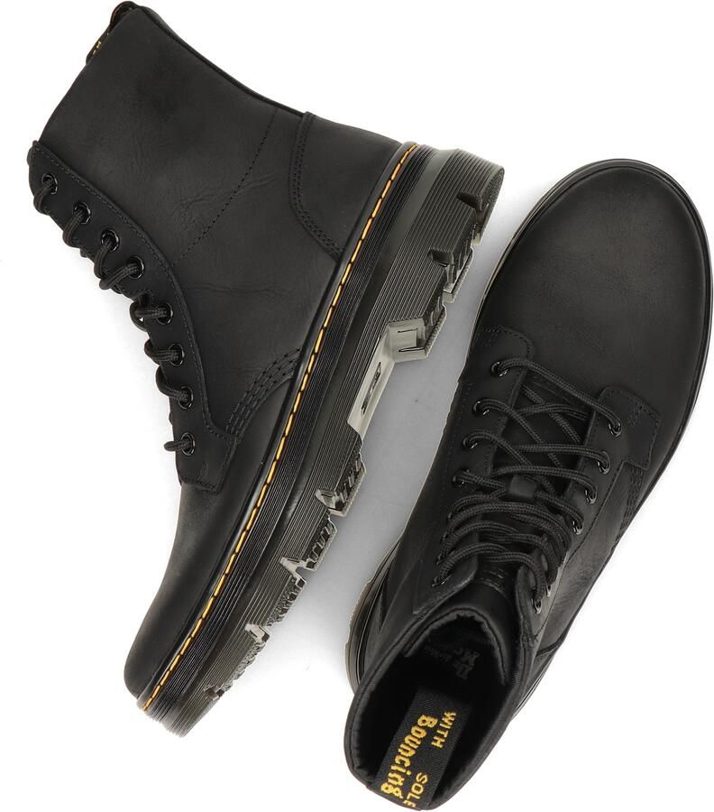 Dr. Martens COMBS LEATHER BLACK WYOMING Heren sneakersHeren veterschoenVrije tijd half-hoog Zwart - Foto 14