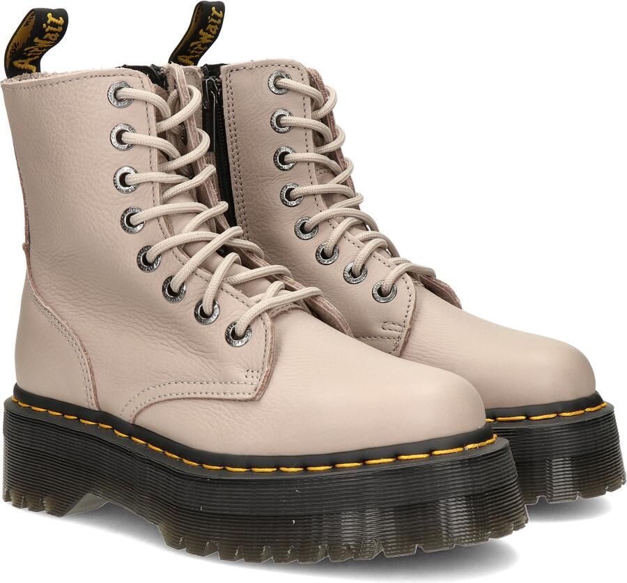 Dr. Martens Jadon Evolution Leren Laarzen Beige Dames - Foto 8