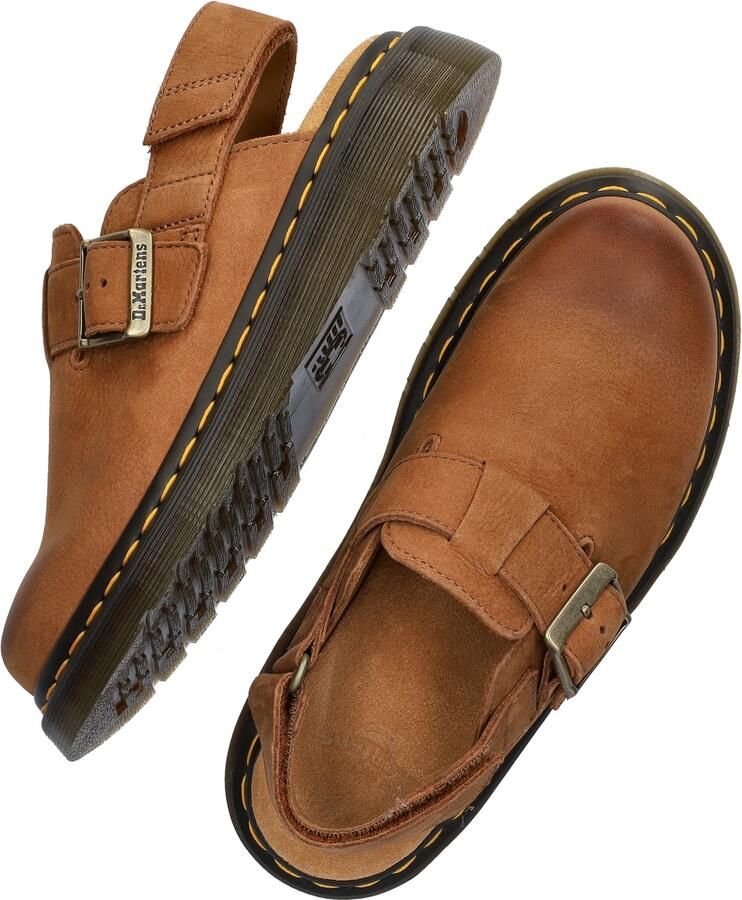 Dr. Martens JORGE~II~DESSERT~BROWN~~~~~~~~ Platte sandalen Dames Sandalen Cognac - Foto 3