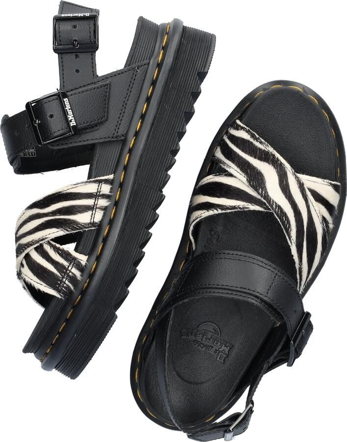 Dr. Martens Zebra Hair Sandalen Black Dames - Foto 3