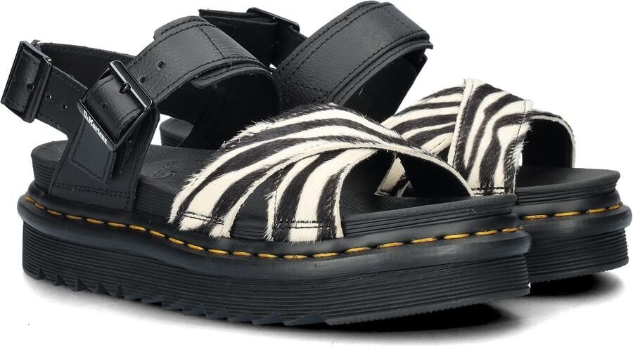Dr. Martens Zebra Hair Sandalen Black Dames - Foto 5