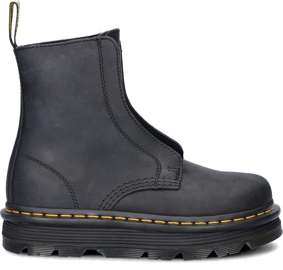 Dr. Martens ZEBZAG LACE LESS LACELESS BOOT Laarsjes Zwart